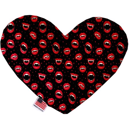 Mirage Pet Products Love Bites Canvas Heart Dog Toy 6 in. 1334-CTYHT6